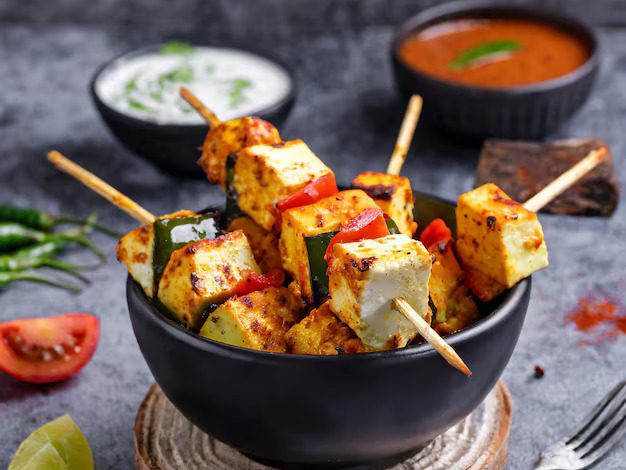 Paneer Tikka - Protein based lunch for kids